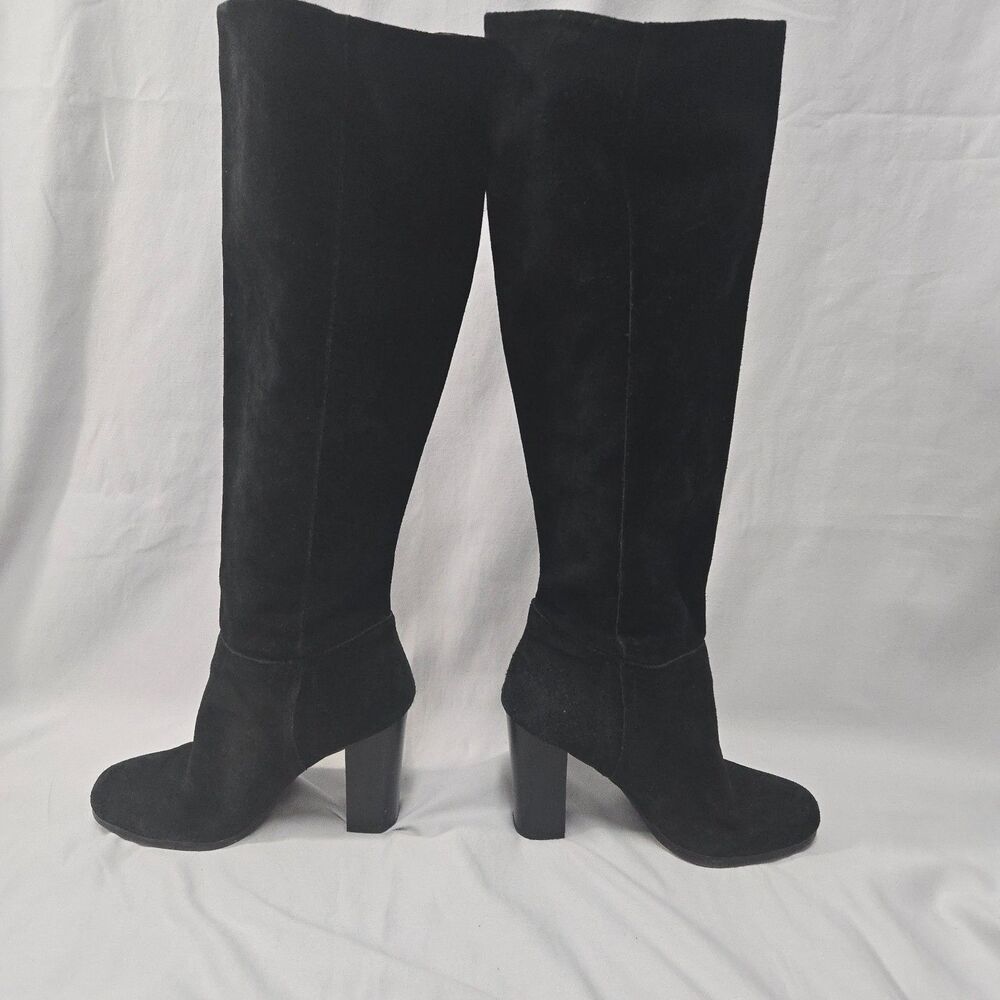 Sam Edelman Victoria Suede Knee Boot Sz 10 Goth Boho Glam 70's Retro Rocker